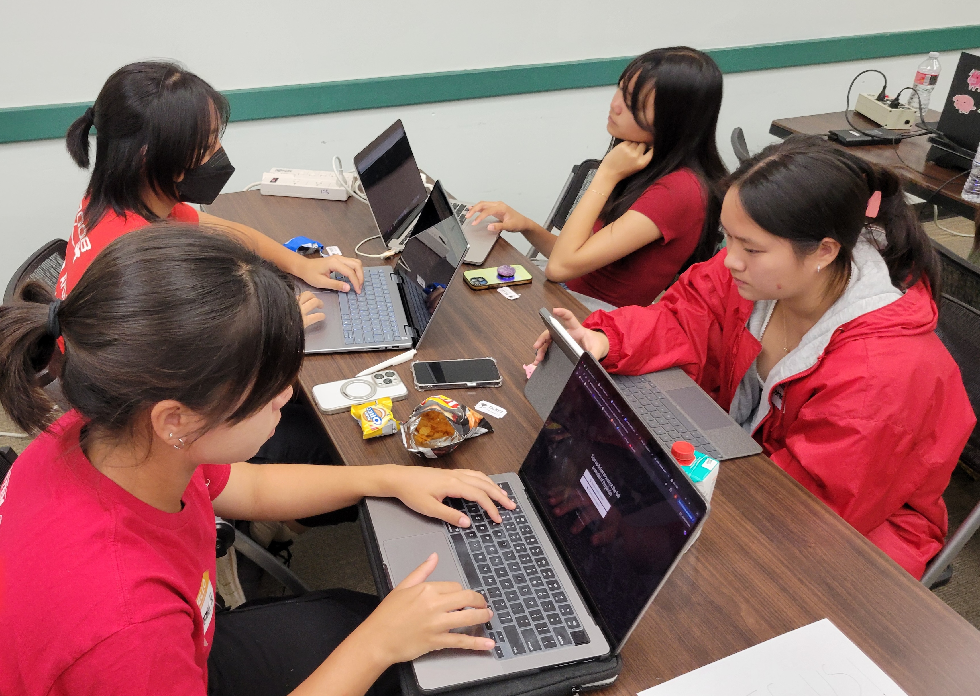 Participants collaborating at ICSpark